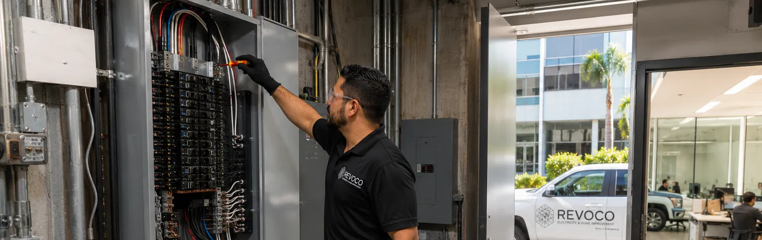 Commercial electrical services in Plantation