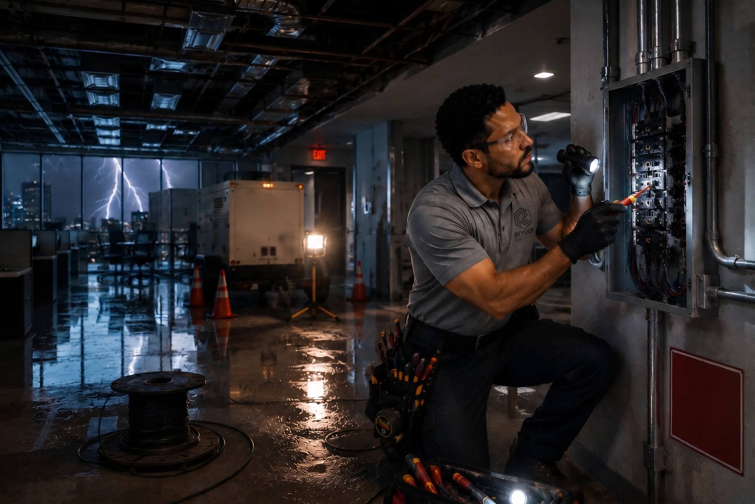Common commercial electrical emergency conditions