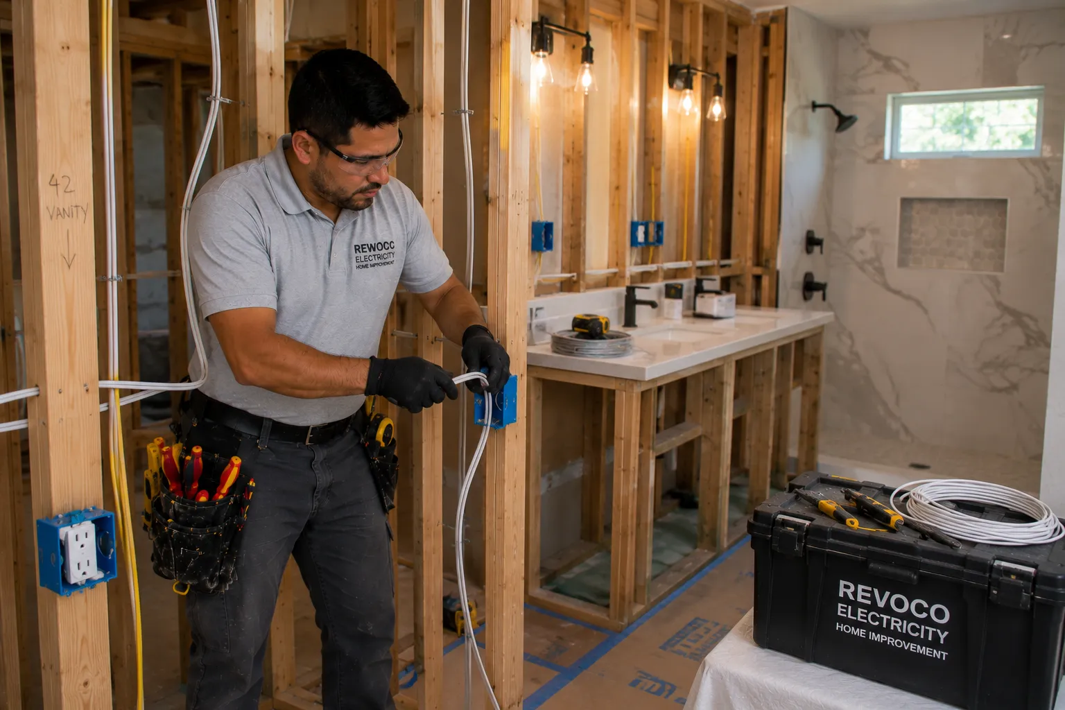 Professional outlet and switch installation planning