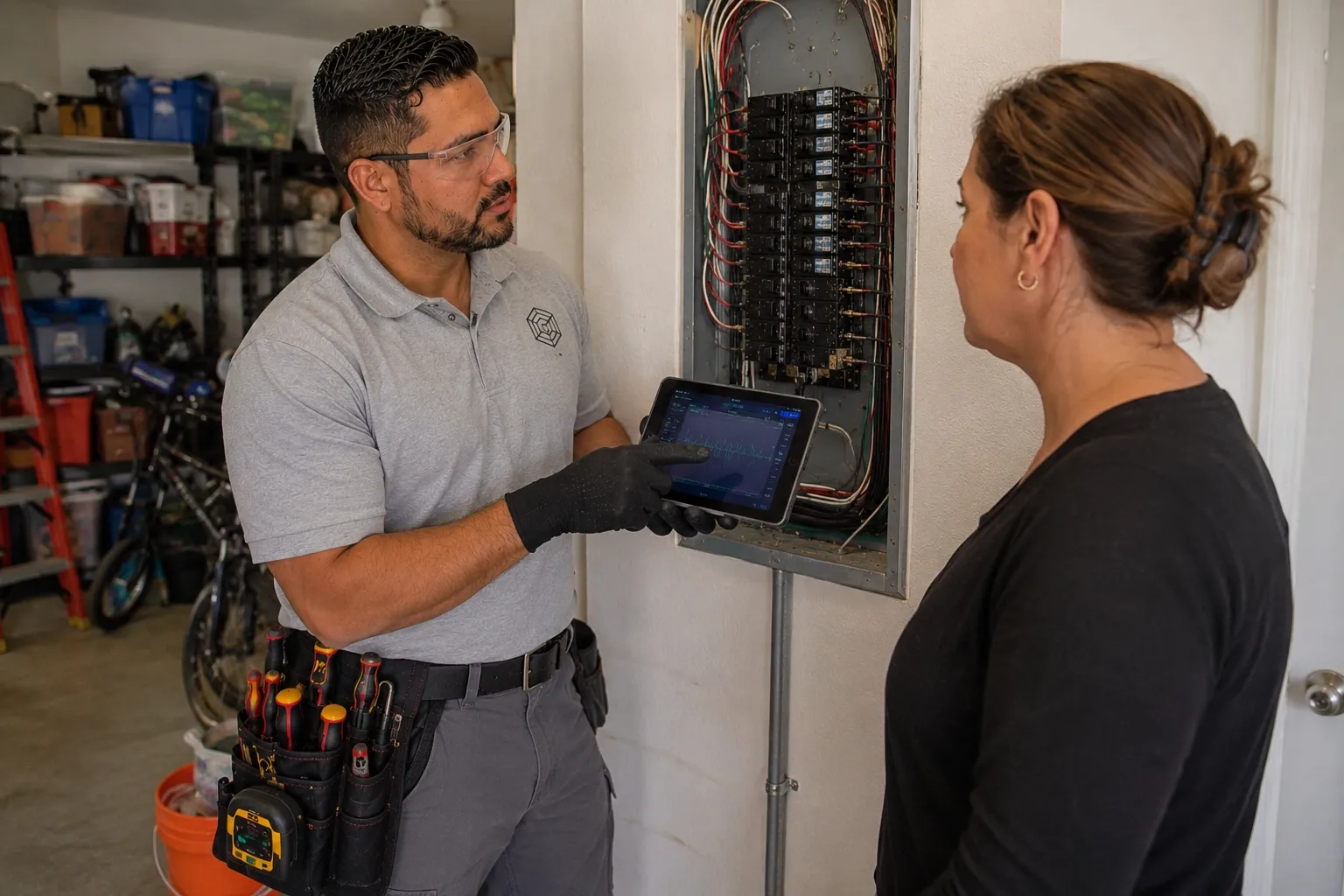 Electrical diagnostics service planning