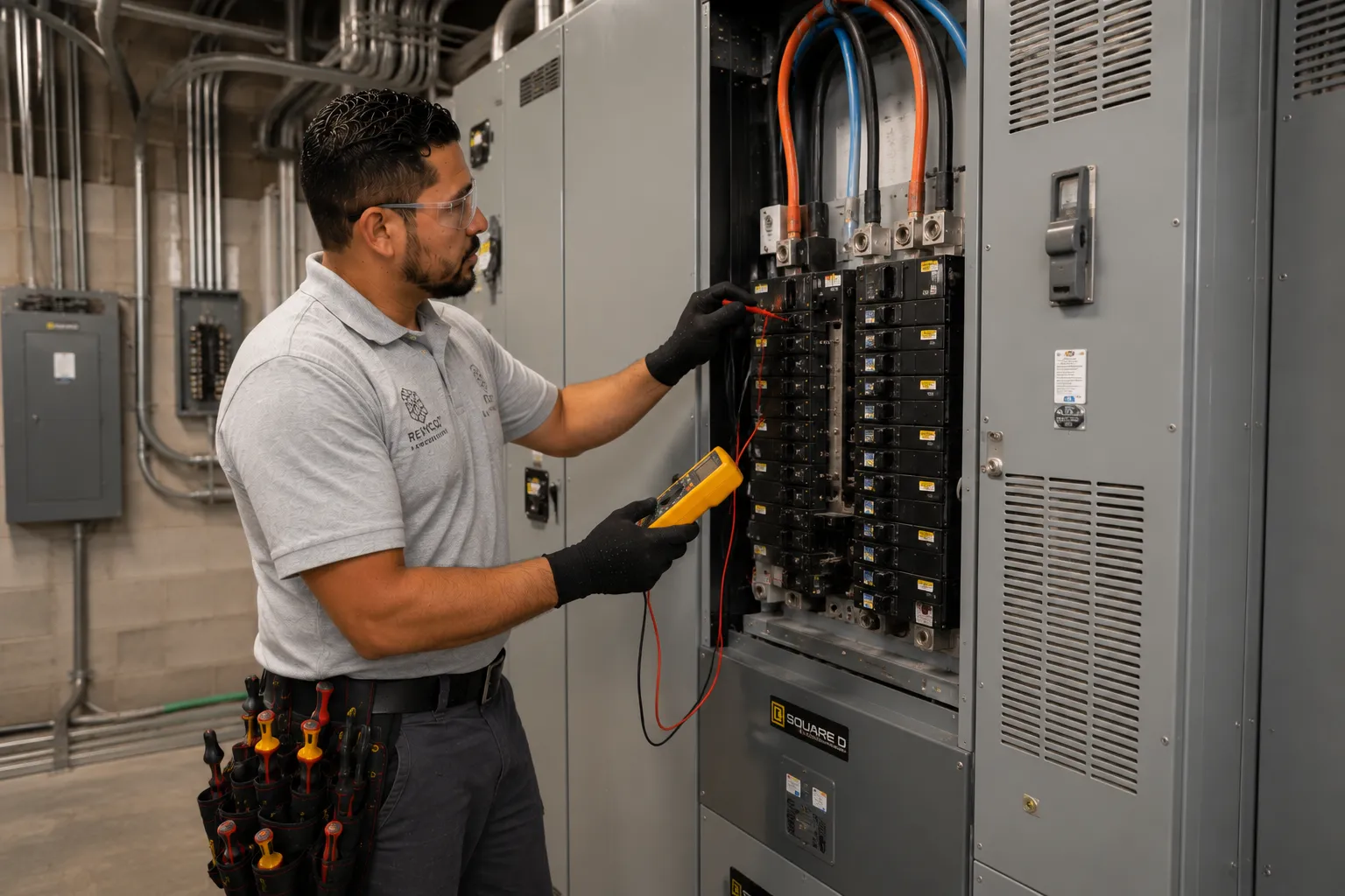 Commercial panel upgrade process overview