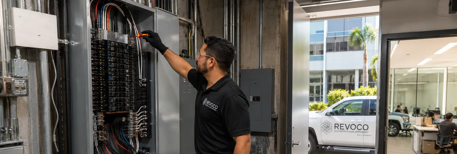 Commercial electrical services in Miramar