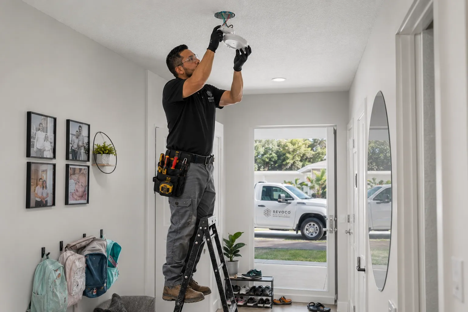 Professional smoke detector installation planning