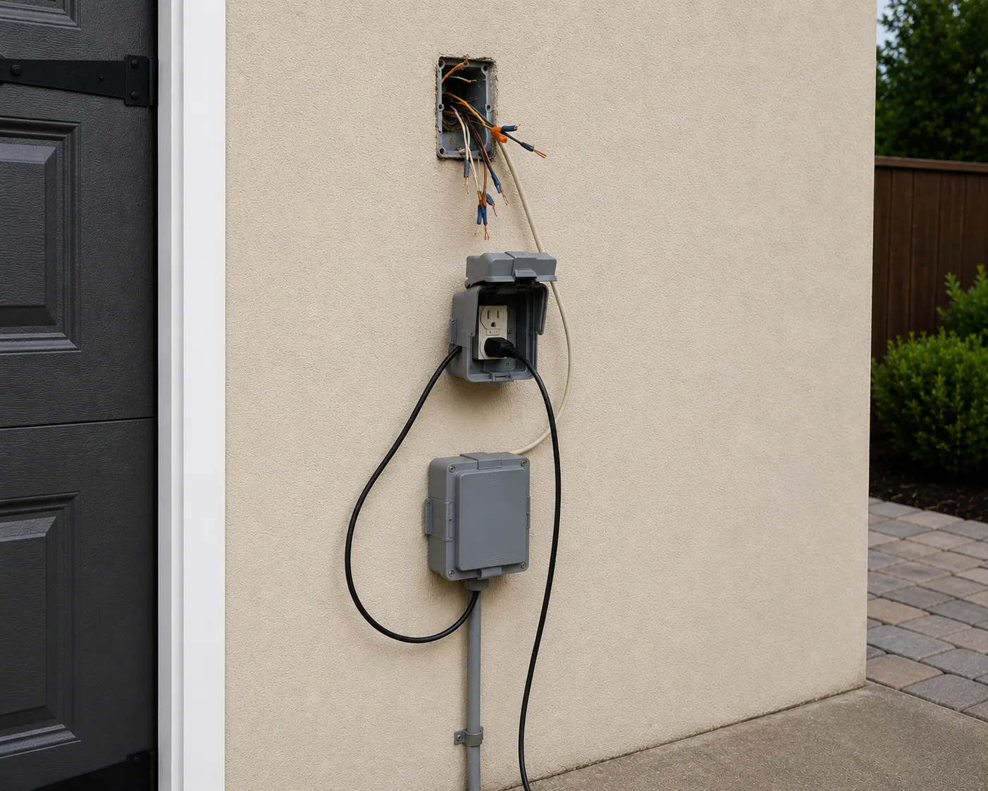 Outlet Switch Installation before project 8