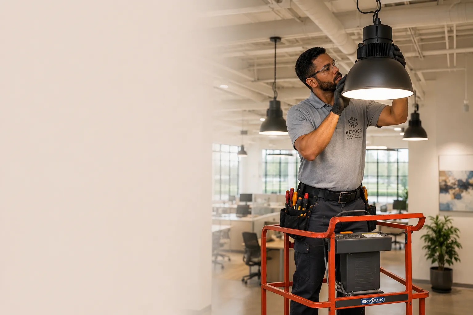 Commercial lighting installation and LED upgrades