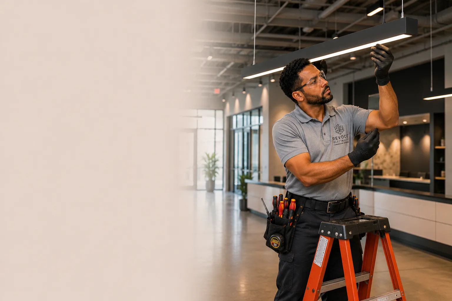 Commercial lighting installation and LED upgrades