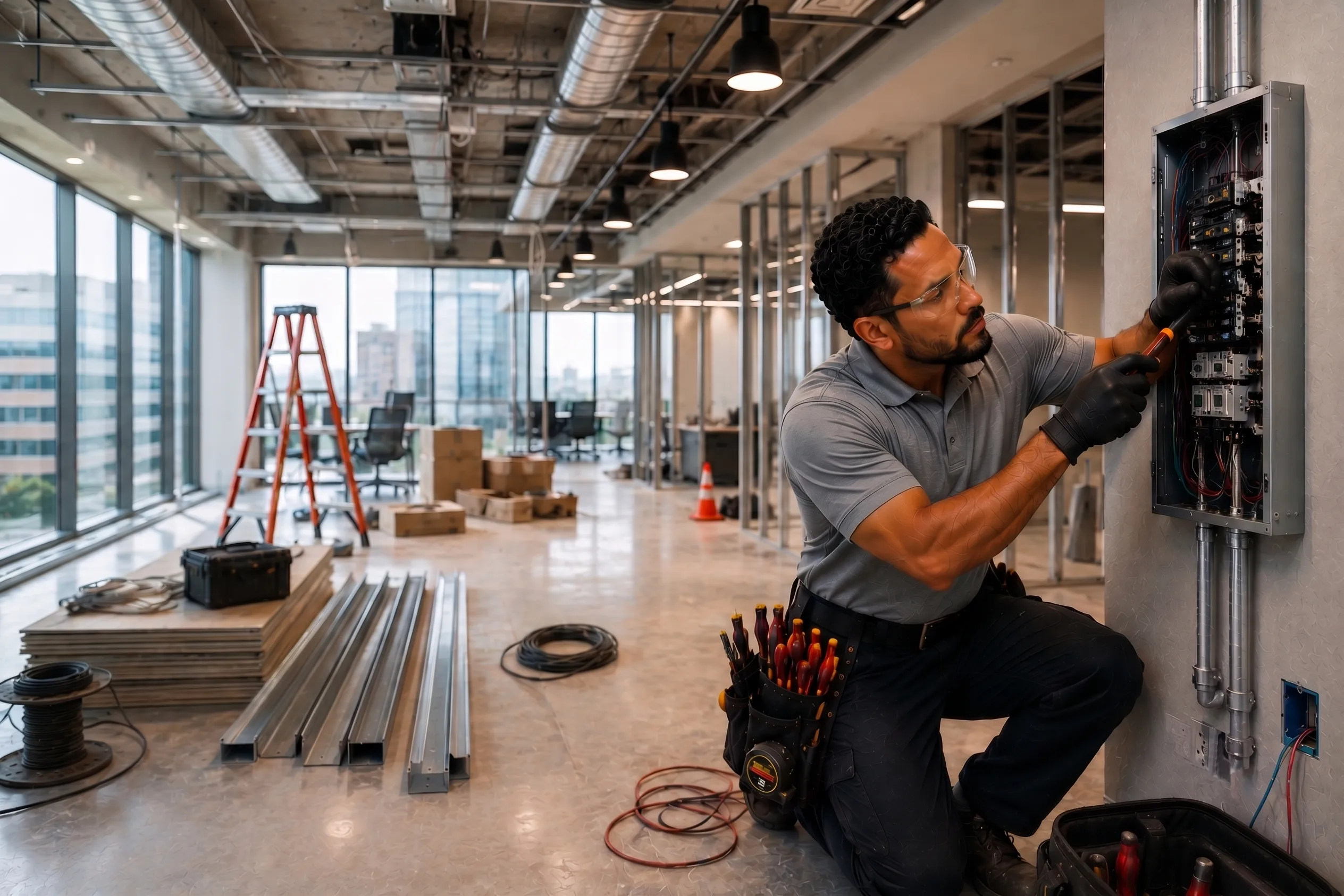 Commercial tenant improvement electrical services