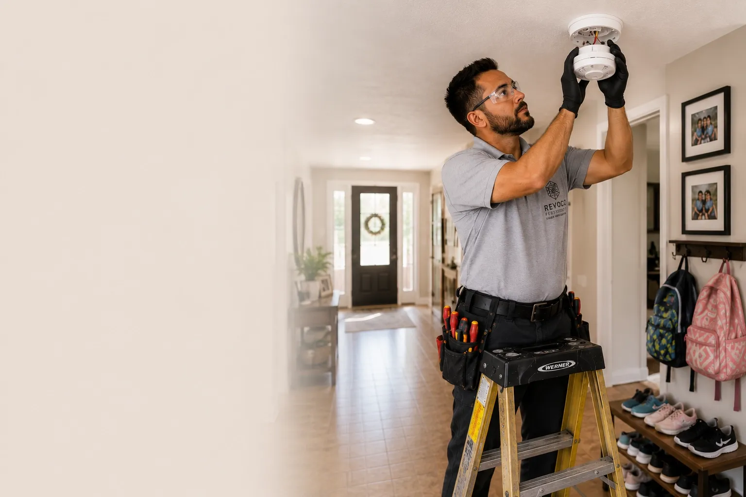 Professional smoke detector installation service