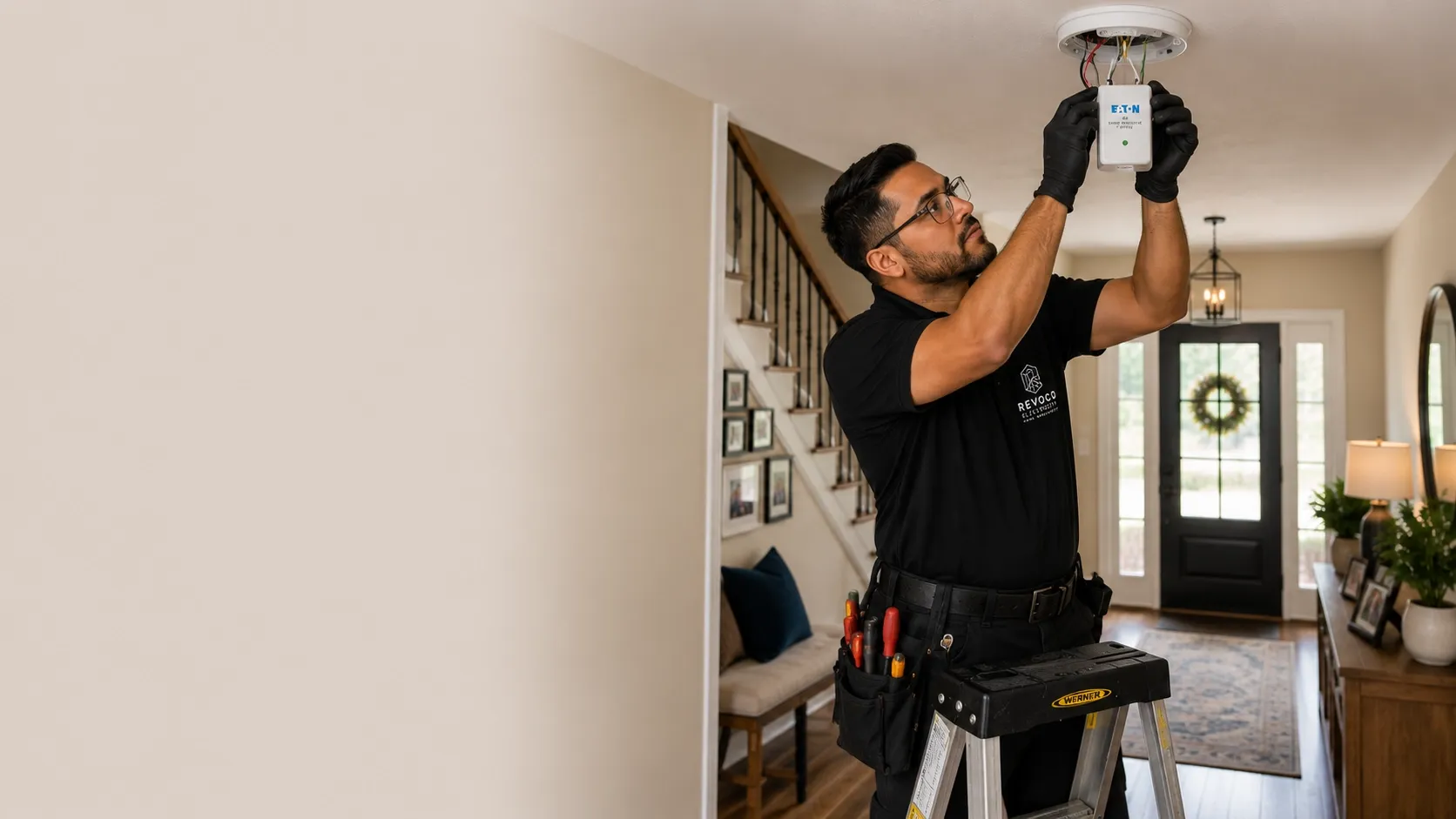 Professional smoke detector installation service