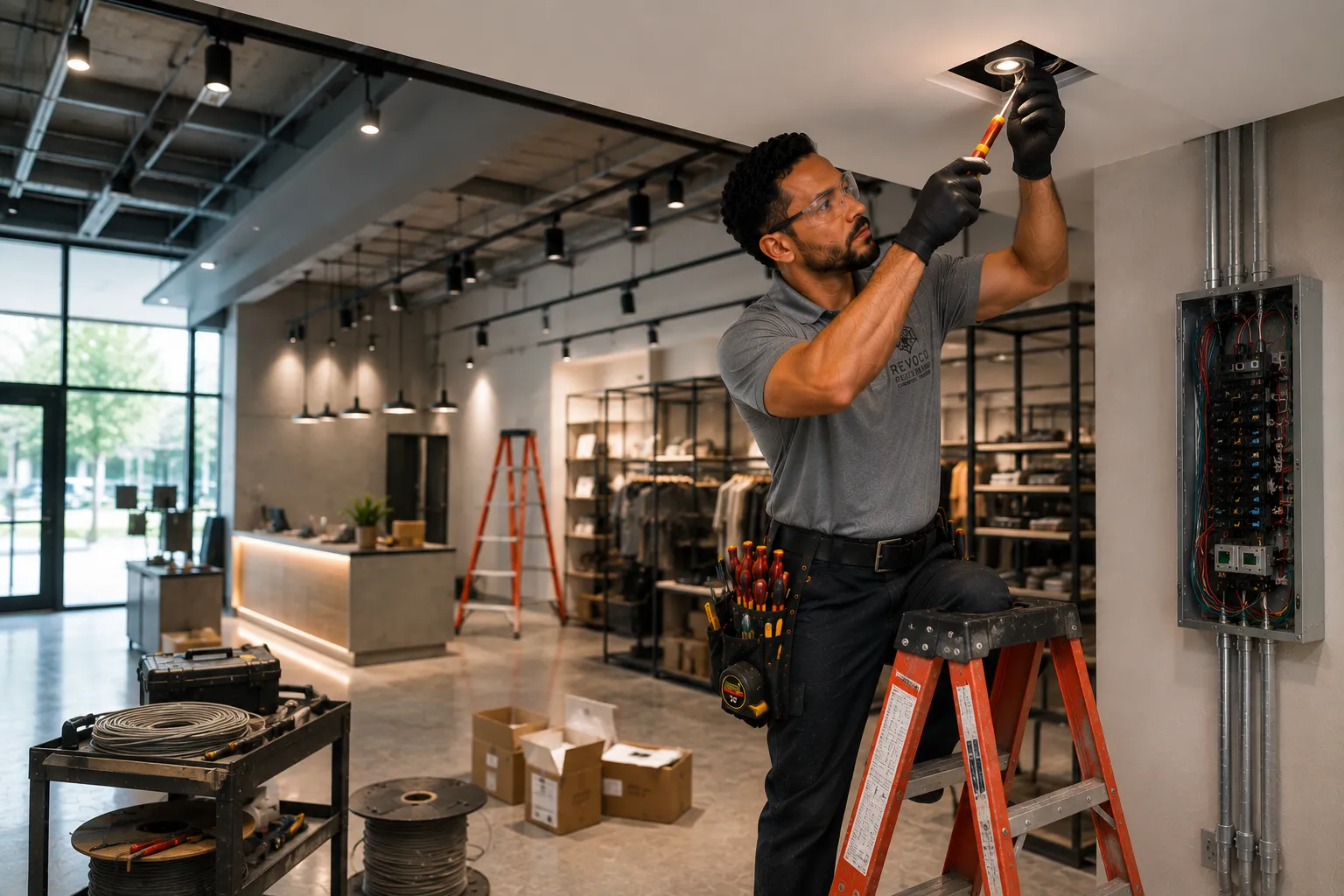 Commercial tenant improvement electrical services