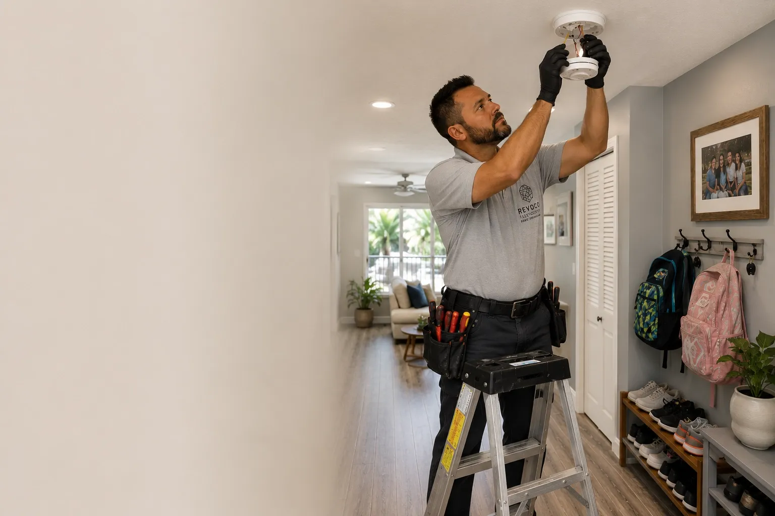 Professional smoke detector installation service