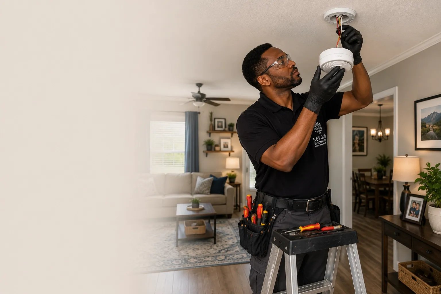 Professional smoke detector installation service