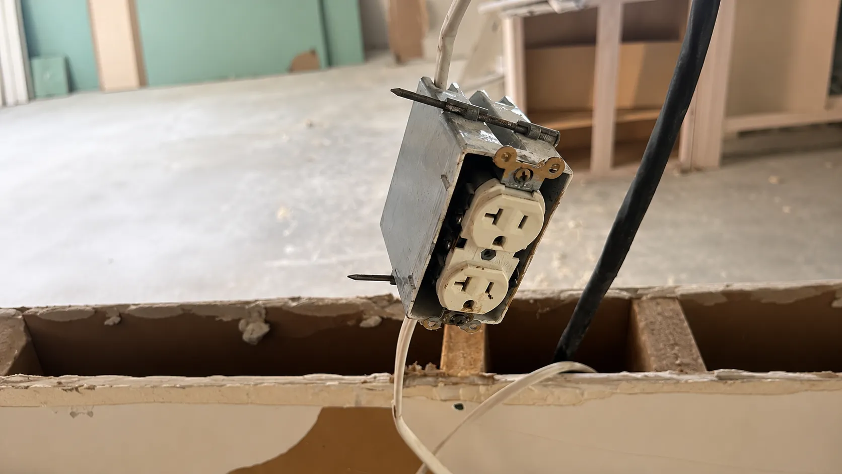 Outlet Switch Installation before project 5