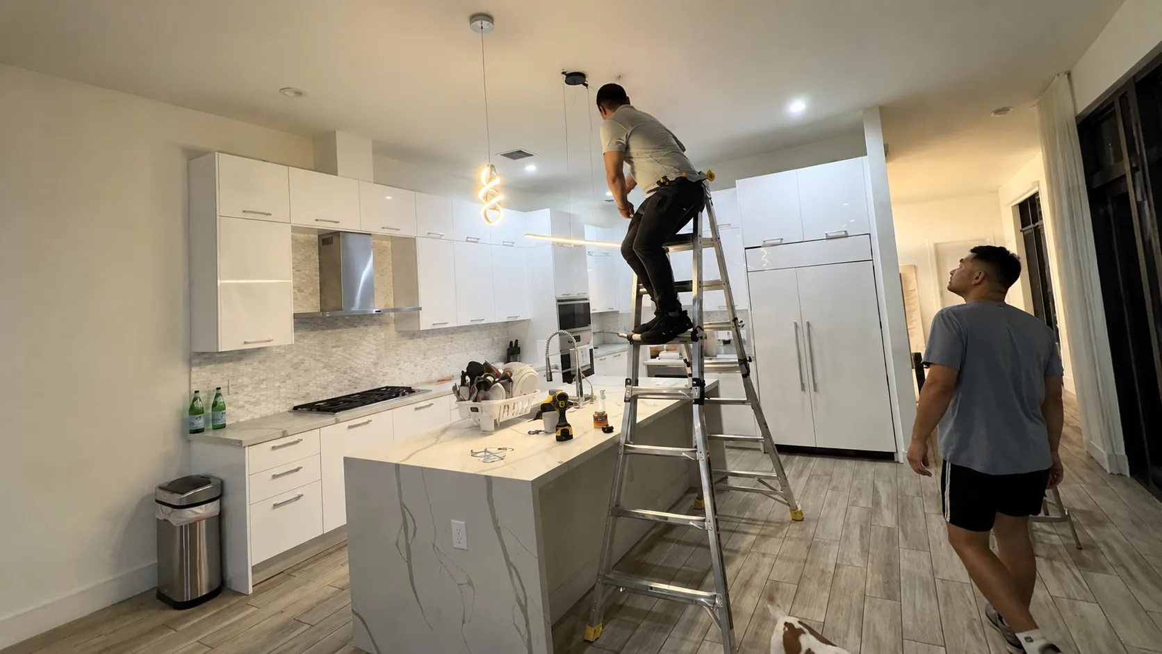 Recessed Lighting after project 6