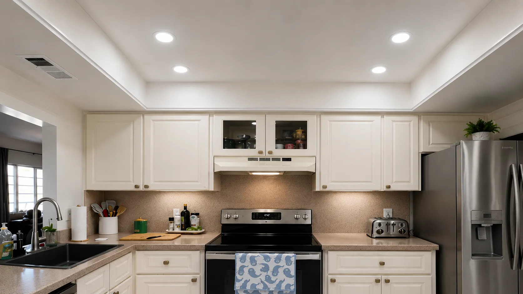 Recessed Lighting after project 7