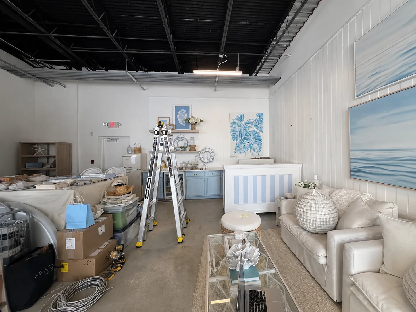 Recessed Lighting before project 4